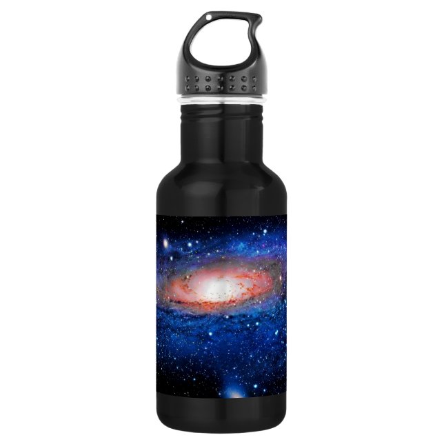 Galaxy Art Stainless Steel Water Bottle (Front)