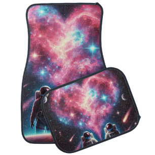 Galaxy Astronaut Car Mat Set (4 Pieces)