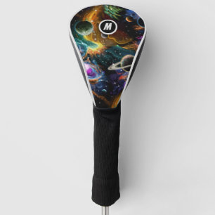 Galaxy Astronomy Initial Golf Head Cover