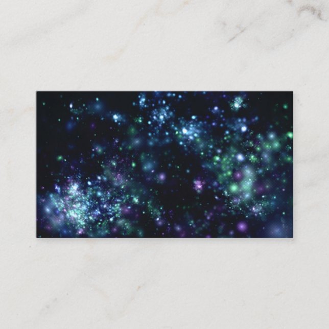 Galaxy Background Business Card (Front)