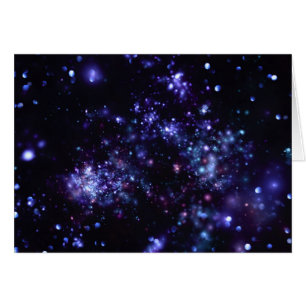 Galaxy Background - Deep Purple  Cards