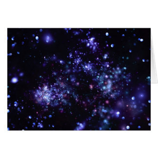 Galaxy Background - Deep Purple Cards