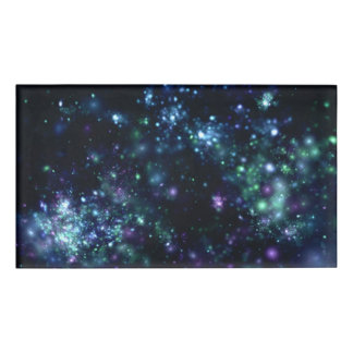 Galaxy Background Name Tag