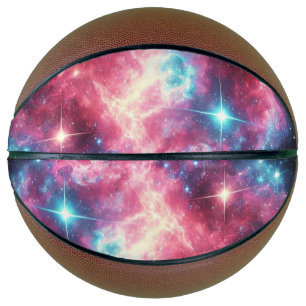 Galaxy Basketball with Cosmic Design