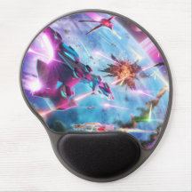 Galaxy Battle Gel Mousepad 2