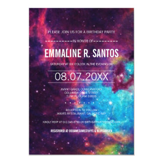 Galaxy Invitations & Announcements | Zazzle