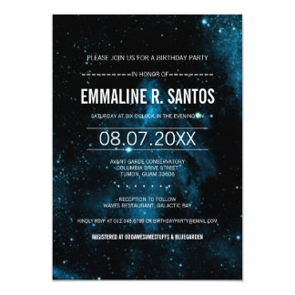 Galaxy Invitations & Announcements | Zazzle