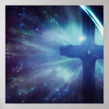 Galaxy Birthed from the Cross 