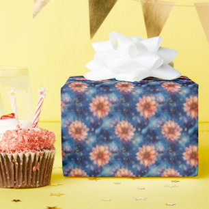 Galaxy Bloom Wrapping Paper