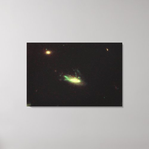 Galaxy C153 in Cluster Abell 2125 Shown in Visibl Canvas Print