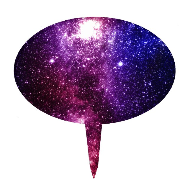 Galaxy Cake Topper (Front)