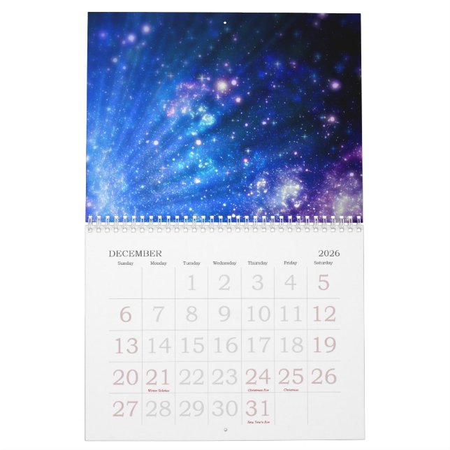 Galaxy Calendar (Dec 2026)