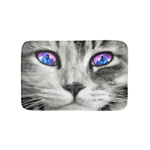 Galaxy Cat Bath Mat