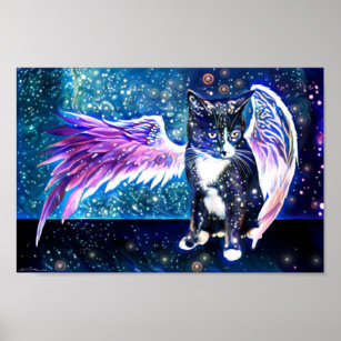 Galaxy Cat DJ | Poster