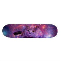 Galaxy Cat Skate Deck Galaxy Cat Skate Deck