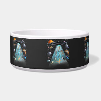 Galaxy Cat Swimming T-Shirt | Cute Astronaut Cats  Bowl