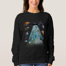 Galaxy Cat Swimming T-Shirt | Cute Astronaut Cats 
