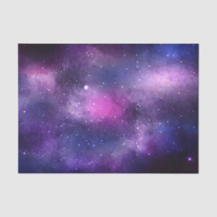 Galaxy Celestial Stars Blue & Purple Space Nebula Tissue Paper