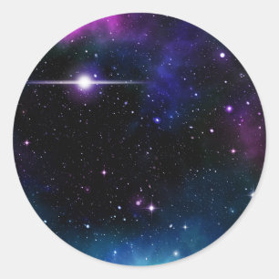 Galaxy Classic Round Sticker