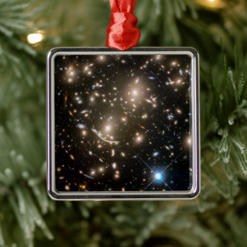 Galaxy Cluster Abell 370 Metal Ornament