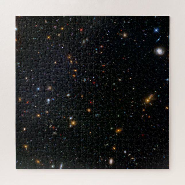 Galaxy Cluster Abell 370 Parallel Field. Jigsaw Puzzle (Horizontal)