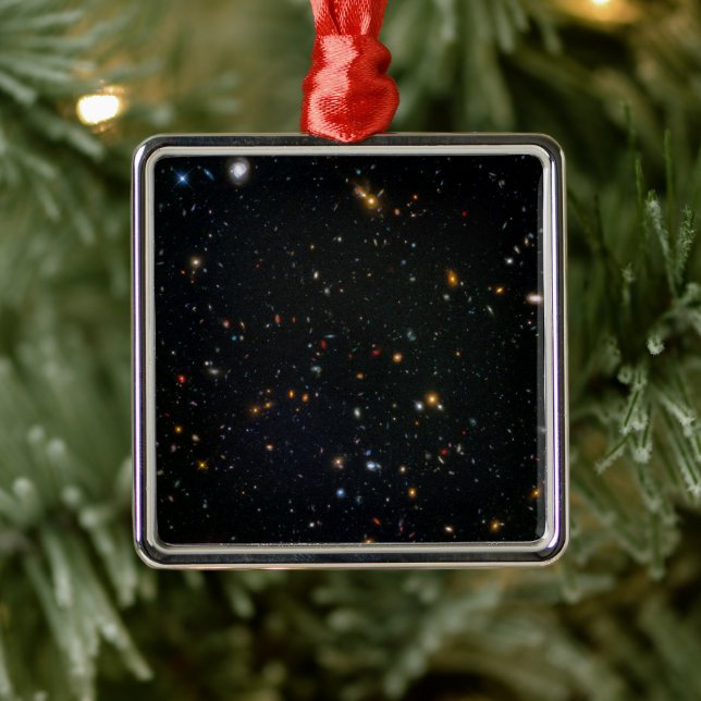 Galaxy Cluster Abell 370 Parallel Field. Metal Ornament (Tree)