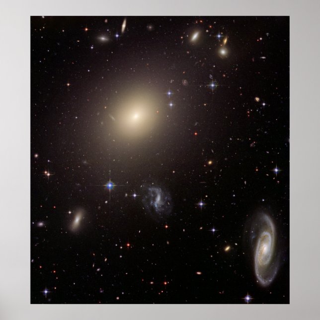 Galaxy cluster Abell S0740, Poster (Front)