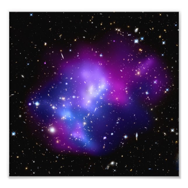 Galaxy Cluster MACS J0717 (Hubble Telescope) Photo Print (Front)