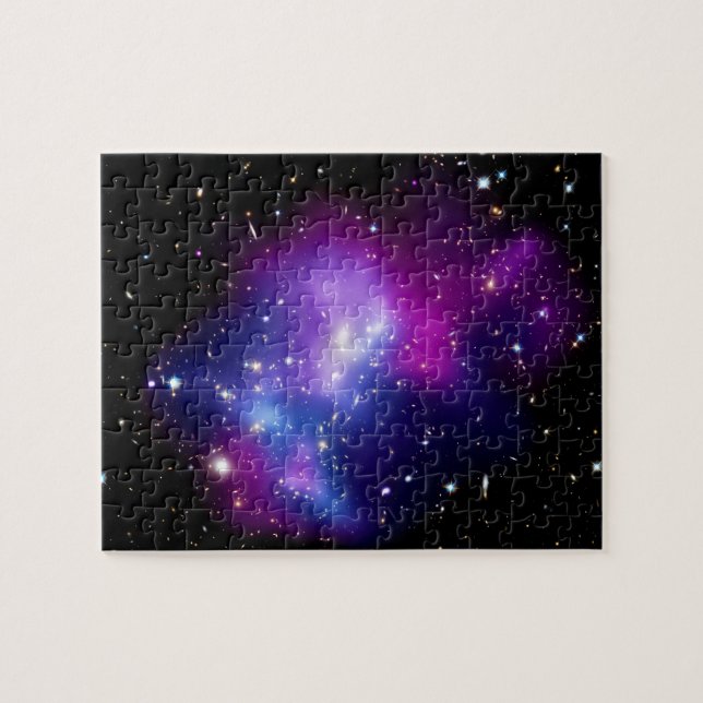 Galaxy Cluster MACS J0717 Outer Space Photo Jigsaw Puzzle (Horizontal)