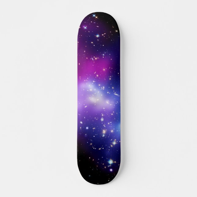 Galaxy Cluster MACS J0717 Outer Space Photo Skateboard Deck (Front)