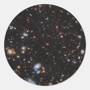 Galaxy Cluster MACS J1149.5+2223 Classic Round Sticker