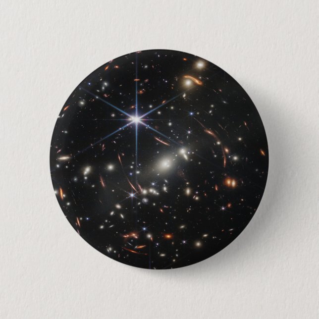 Galaxy Cluster Smacs 0723. Button (Front)