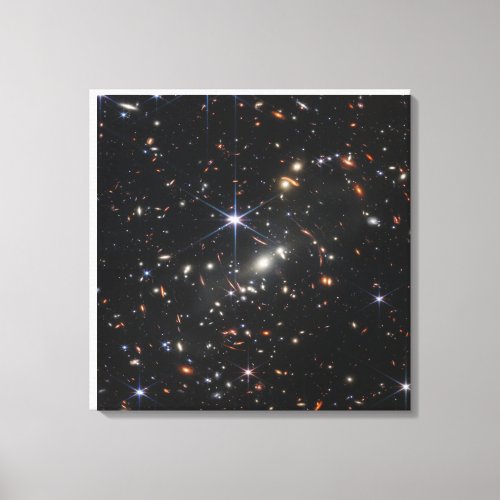 Galaxy Cluster Smacs 0723 Canvas Print