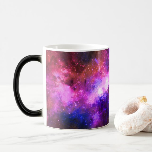 galaxy color morph mug  (With Donut)