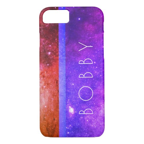 Galaxy colorful  Triple Galaxy iPhone 87 Case