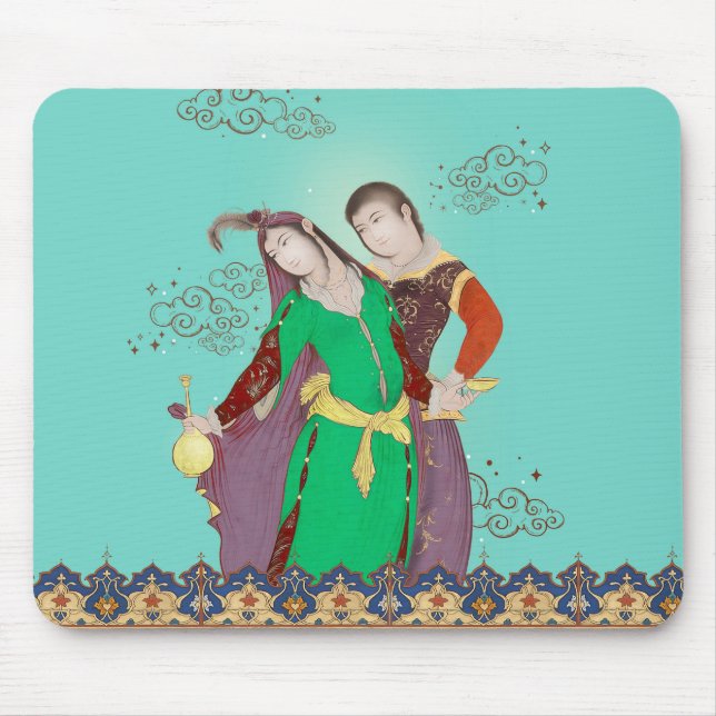 Galaxy Couple Mousepad  (Front)