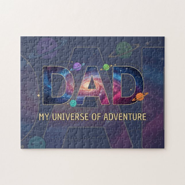 Galaxy Dad Universe Adventure Jigsaw Puzzle (Horizontal)