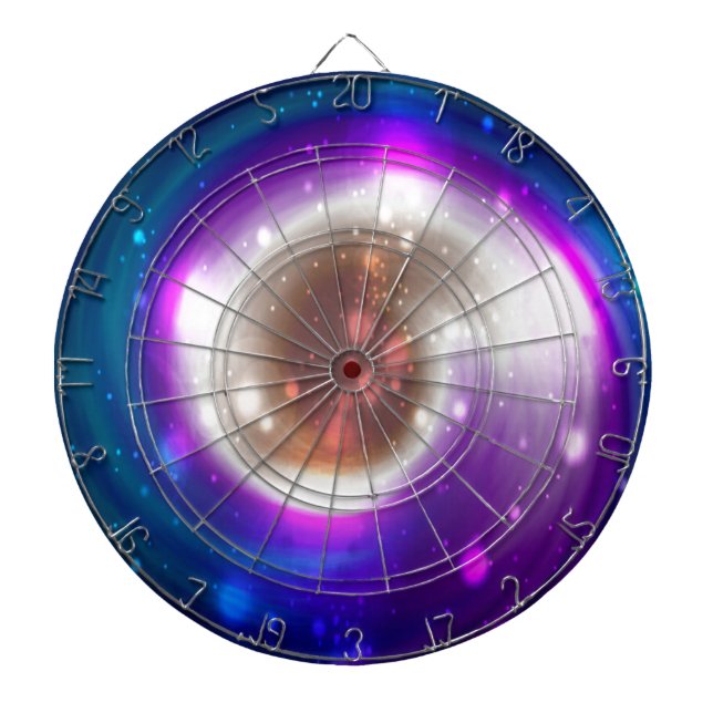 Galaxy Dartboard With Darts (Front)