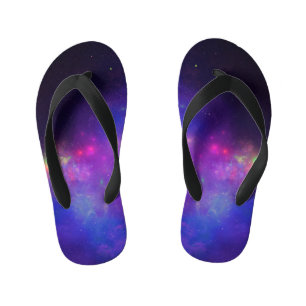 Galaxy Deep Space Kid's Flip Flops