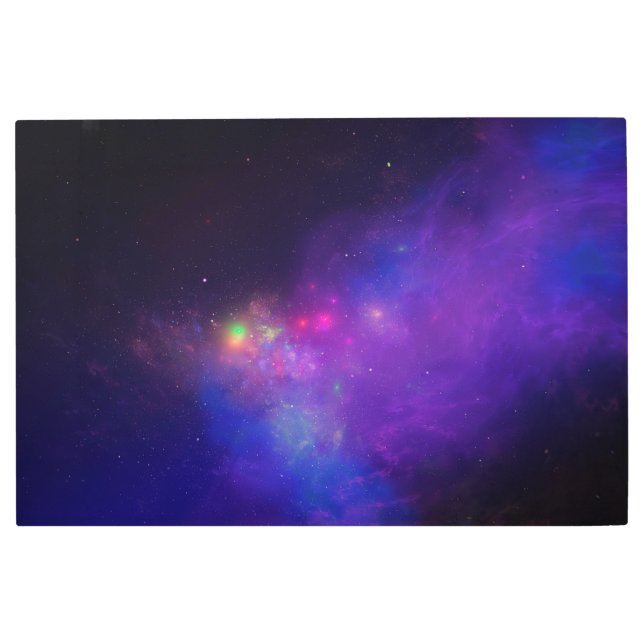 Galaxy Deep Space Metal Print (Front)