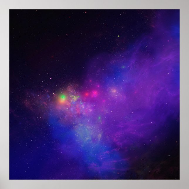 Galaxy Deep Space Poster (Front)