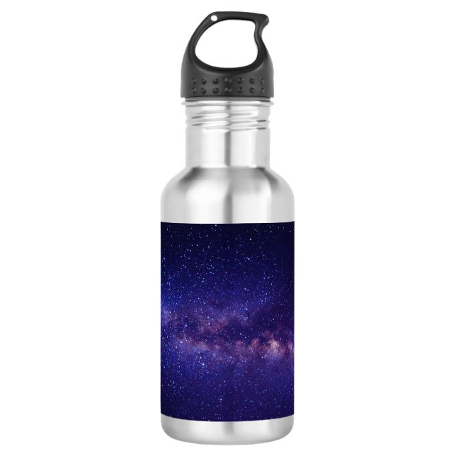 Galaxy Design Stainless Steel Water Bottle (Front)
