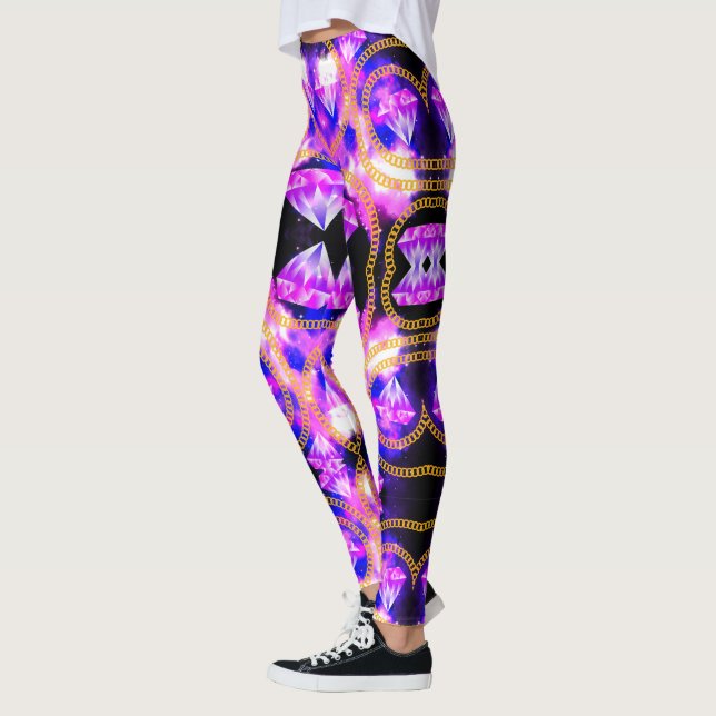 Galaxy Diamond Leggings (Left)