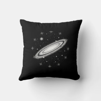 GALAXY DRAWING THROW PILLOW