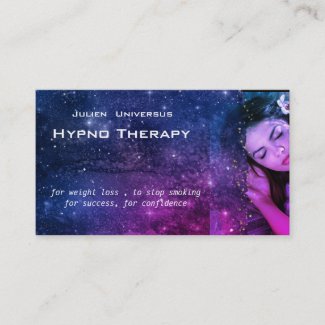 Galaxy Dream for hypnotherapists no2 Business Card