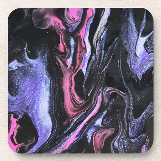 Galaxy Drift Beverage Coaster (Front)