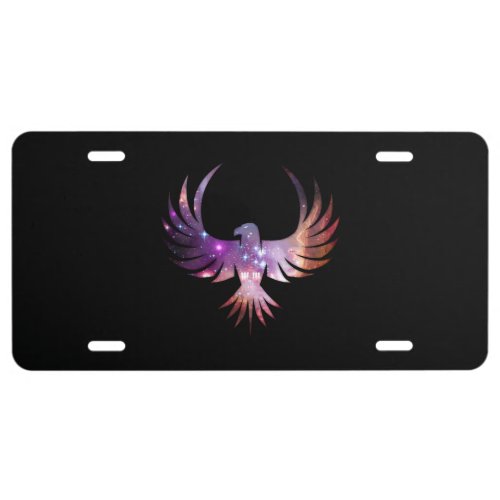 Galaxy Eagle License Plate