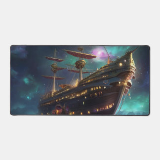 Galaxy Galleon Desk Mat
