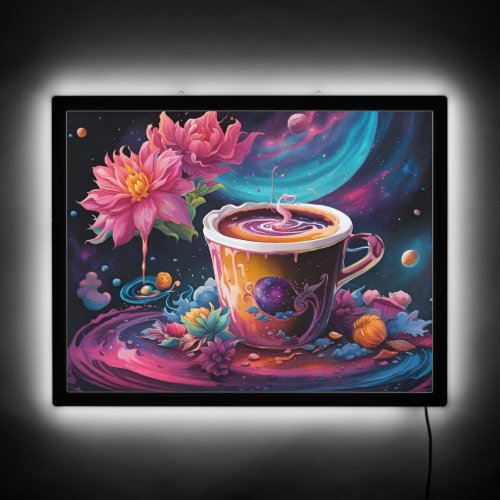 Galaxy Garden Coffee LED Sign