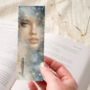 Galaxy Girl Dreamy Star Glow Bookmarks